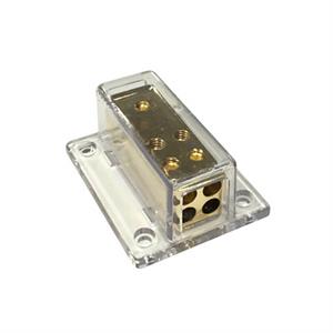 Power Distribution Block Gold (1 in/4 out)