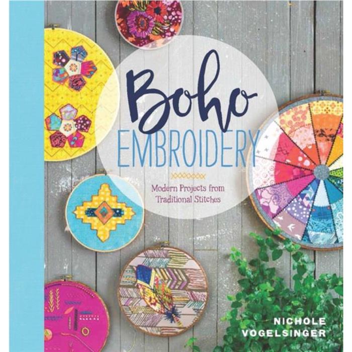 Boho Embroidery by Nichole Vogelsinger - Exquisite Art Craft