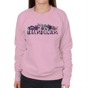 Transformers Decepticons Line Up Women's Sweatshirt