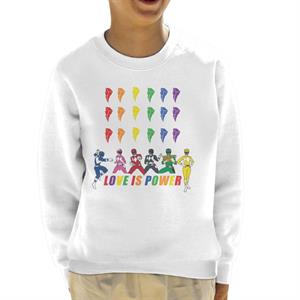 Power Rangers Love Is Power Kid's Sweatshirt