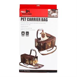 Pet Nylon Mesh Carrier Bag with Handles (53x34x44cm)