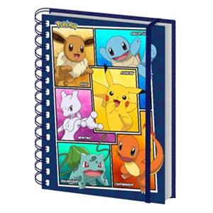Pokemon Panels A5 Spiral Bound Notebook