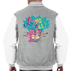 Care Bears Togetherness Bear Love All Men's Varsity Jacket