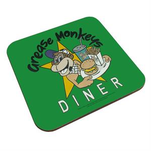 Neighbours Grease Monkeys Diner Coaster