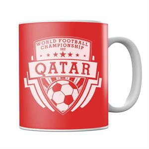 Qatar World Football Shield Mug