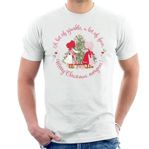 Holly Hobbie Christmas Sparkle And Fun Men's T-Shirt