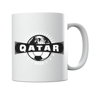Qatar World Football Globe Mug