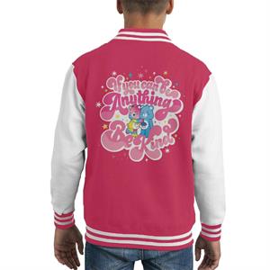 Care Bears Togetherness Bear Be Kind Kid's Varsity Jacket