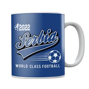 Serbia 2022 World Class Football Mug