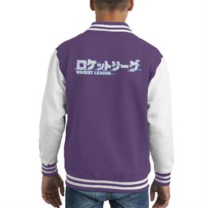 Rocket League Light Tokyo Glitch Logo Kid's Varsity Jacket