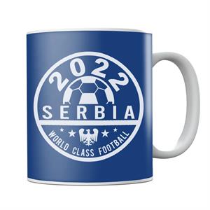 Serbia World Class Football Circle Mug