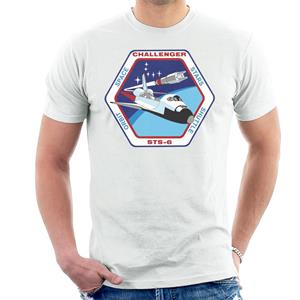 NASA STS 6 Space Shuttle Challenger Mission Patch Men's T-Shirt
