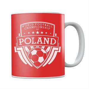 Poland World Football Shield Mug