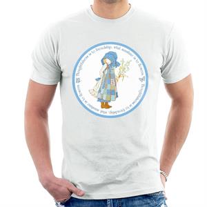 Holly Hobbie Thoughtfulness Friendship Sunlight Flowers Men's T-Shirt