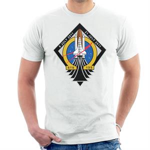 NASA STS 135 Space Shuttle Atlantis Mission Patch Men's T-Shirt