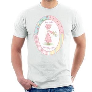 Holly Hobbie Love Makes A Friendship Grow Men's T-Shirt