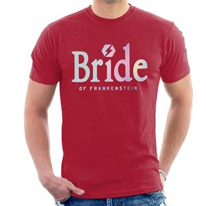 Bride Of Frankenstein Gradient Logo Men's T-Shirt