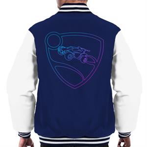 Rocket League Glowing Shield Logo Men's Varsity Jacket