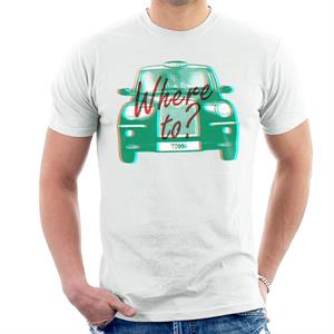 London Taxi Company TX4 Where To Men's T-Shirt