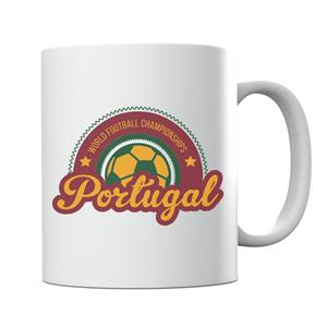 Portugal World Football Sunrise Logo Mug