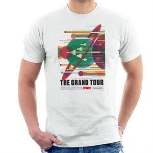 NASA The Grand Tour Interplanetary Travel Poster Men's T-Shirt