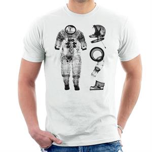 NASA Apollo 14 A7 L Pressure Suit Negative X Ray Men's T-Shirt
