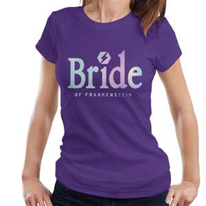 Bride Of Frankenstein Gradient Logo Women's T-Shirt