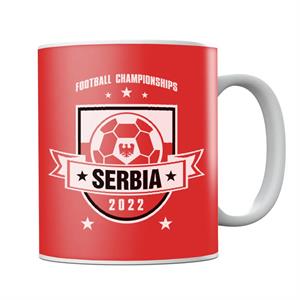 Serbia Football Championships 2022 Shield Mug