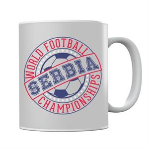 Serbia World Football Stamp Mug