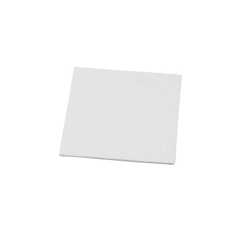 Canvas Panel, size 20x20 cm, thickness 3 mm, 280 g, white, 12 pc/ 1 pack