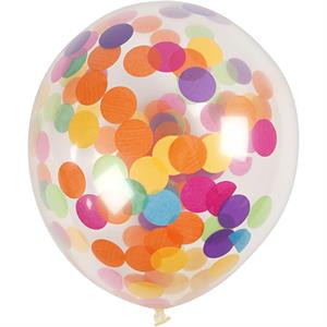 Balloons with Confetti
