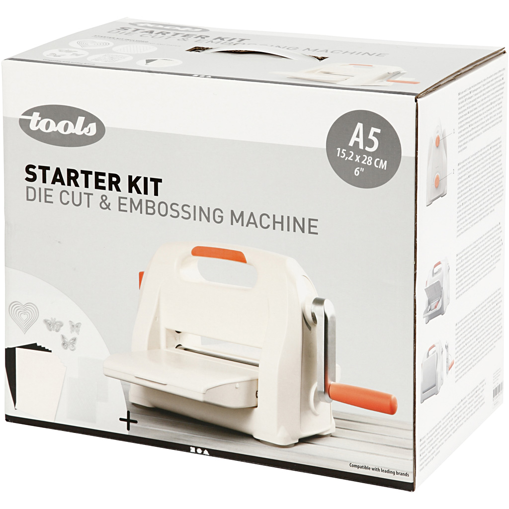 Starter Kit - Die Cut And Embossing Machine, A4, 210x297 mm, 1 Set