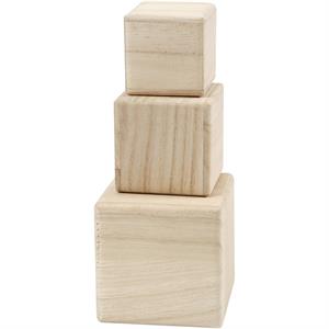 Wood cubes