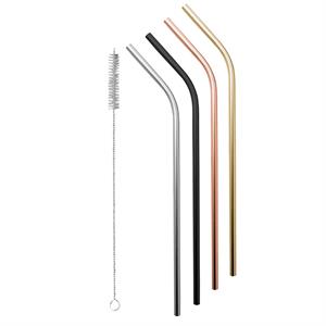 Avanti Stainless Steel Straws Precious Metals (Set of 4)
